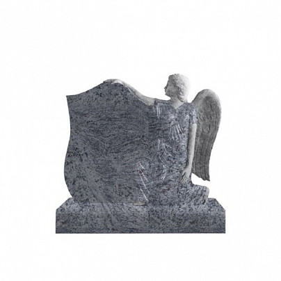 Памятник элитный из гранита №15 голубой, 1200x1000x140 мм, арт.el15.12010014K10